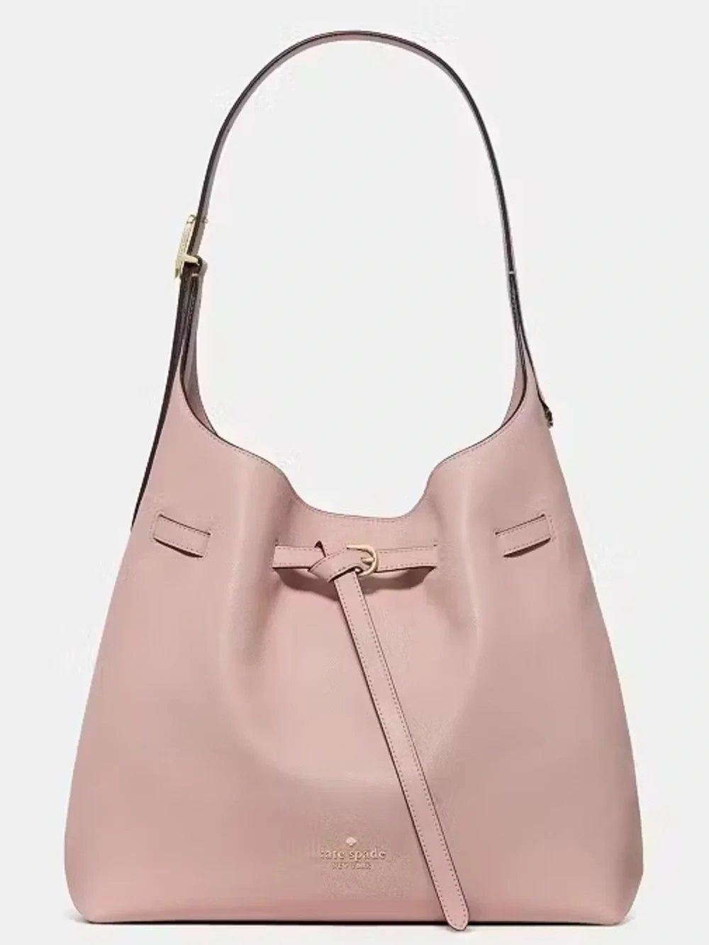 ♠️Kate Spade New York 454 Belted Large Shoulder Bag, Rose Smoke Pink NWT